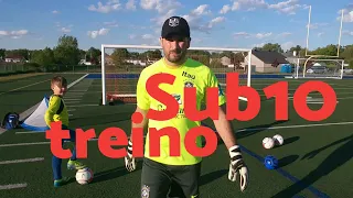 Treino de goleiro com Renaud - Sub 10