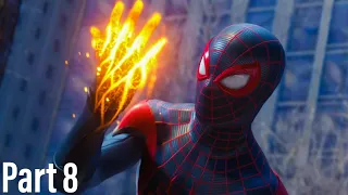 Marvel's Spider-Man: Miles Morales Gameplay Walkthrough | Part 8| PS5 4k HDR | PS5 Gameplay 2022