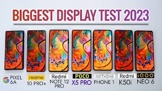 Poco X5 Pro vs Redmi Note 12 Pro vs Realme 10 Pro Plus/Nothing Phone 1/ neo 6/Redmi K50i Display