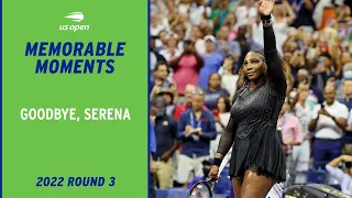 Serena Williams Waves Goodbye to Tennis | 2022 US Open