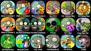Plants vs Zombies 5,PvZ 4,PvZ 3,Crazy Plant War,PvZ Mod Zombotany,PvZ 2,PvZ.exe,PvZ Mod Girl pea