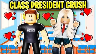 Class President Has A Crush On Me In Roblox Brookhaven.. 😲😍