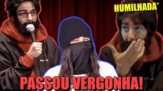 FEMINISTA COMEDIANTE SE VESTE DE HOMEM E PASSA VERGONHA!