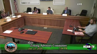 Zoning Advisory Committee: January 23, 2020