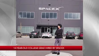 14-year-old college grad hired by SpaceX