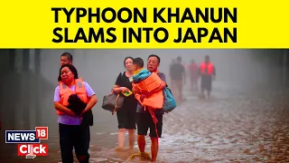 Typhoon Khanun | Typhoon Khanun Knocks Out Power To One-Third Of Japan's Okinawa Homes | News18