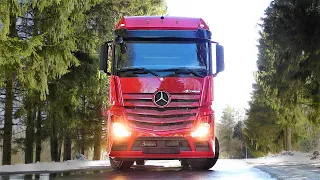 MERCEDES ACTROS 1845 LS MP4 - ОБЗОР, ПЕРВЫЕ ВПЕЧАТЛЕНИЯ. ПРОБЕГ 227000 КМ, 2018 ГОД. ТЯГАЧ ПРОДАЕТСЯ