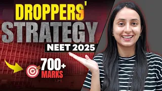 Best Strategy for NEET 2025 DROPPERS | Score 700+ Marks #neet #neet2025 #study