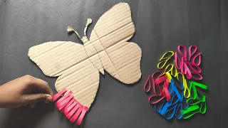 Unique Wall Hanging Craft | Best Out of Waste Cardboard | Paper Crafts