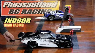 RC Drag Racing - Roller skating Rink - No Prep drag car