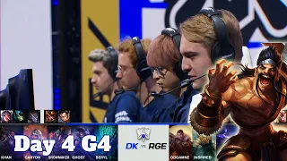 DK vs RGE | Day 4 Group A S11 LoL Worlds 2021 | DAMWON Kia vs Rogue - Groups full game