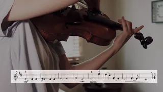 [Accompaniment for the 1st violin] Dmitri Shostakovich 5 pieces for 2 Violins and piano - Prelude