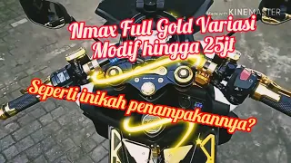 Modifikasi Yamaha Nmax Bali Good Looking Gold Aksesoris