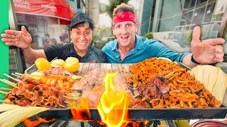 Street Food in Peru!! Lima’s Dangerous Street Eats!!