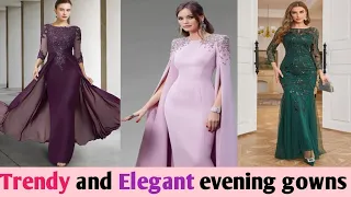 New and elegant evening gowns design.New wedding evening gowns design.