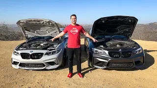 2019 BMW M2 Competition VS. 2017 M2 HEAD TO HEAD REVIEW!