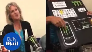 Woman says why she believes Monster Energy drinks are from Satan - Daily Mail