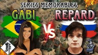 ¡PARTIDAZA! GABI VS REPARD | T90 TITANS LEAGUE * SERIES MEMORABLES #aoe2 #ageofempires2