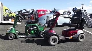 World's FASTEST MOBILITY SCOOTER! 107MPH! 12.14 secs 1/4 mile