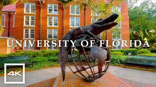 University of Florida UF Campus 📚 Full walking tour 2023 | 4K HDR 60fps