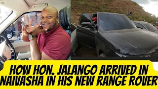 HOW HON. JALANGO ARRIVED IN NAIVASHA WITH HIS BRAND NEW RANGE ROVER FOR WRC