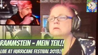 Rammstein - Mein Teil - LIVE (at Hurricane Festival 2013)!! Reaction!!!