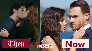 Aşk Laftan Anlamaz Cast Then and Now || Hande Erçel & Burak Deniz