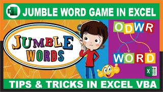 #209-Fun With VBA: How to Create Jumble Word Game in Excel