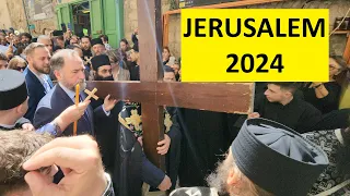 2024 Eastern Orthodox Good Friday procession in Jerusalem commemorates Jesus' sacrifice for humanity