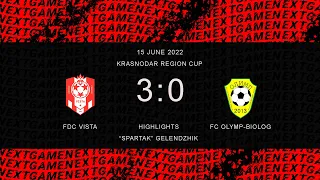 FDC VISTA 3-0 FC OLYMP-BIOLOG KRASNODAR REGION CUP.  1/16 ROUND  | HIGHLIGHTS.