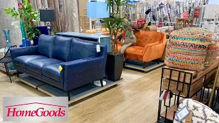 HOMEGOODS SOFAS ARMCHAIRS COFFEE TABLES DECOR FURNITURE SHOP WITH ME SHOPPING STORE WALK THROUGH