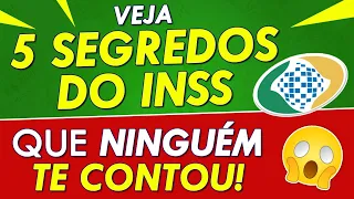 INSS DESCUBRA OS 5 SEGREDOS QUE NÃO TE CONTARAM ! APOSENTADOS E PENSIONISTAS