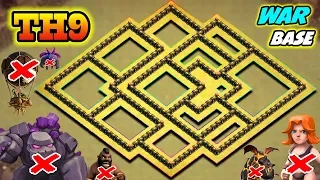 BEST Town Hall 9 (Th9) War Base 2018! COC Th9 War Base AnTi 3 Star | Clash Of Clans