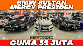 MOBIL SULTAN HARGA MERAKYAT  BWM MERCY MURAH CUMA 55 JUTA DI SHOWROOM DARYLS AUTO WTC JAKARTA