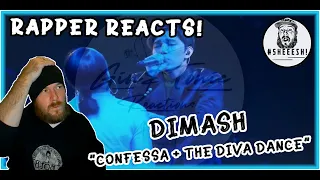 Dimash Kudaibergen (Димаш Кудайберген) - Confessa + The Diva Dance | AMERICAN RAPPER REACTION!