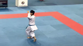 AKIYOSHI YUTO (JPN) Vs FUNADA AOI (JPN) Final Male Kata Athens Karate 1 Series A 2023