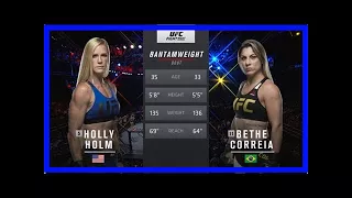 Ufc 219 free fight: holly holm vs. bethe correia