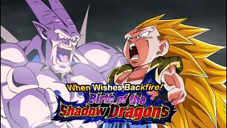 INT GOTENKS EZA VS. OMEGA SHENRON IN BIRTH OF SHADOW DRAGONS EVENT: DBZ DOKKAN BATTLE