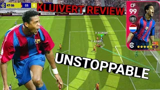 How To Use Target Man In eFootball | Iconic P. Kluivert 99 Rated Review | eFootball Mobile