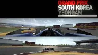 F1 2010 SOUTH KOREA YEONGAM / Triple Display