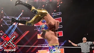 Sin Cara sends Andrade "Cien" Almas flying from the top rope: WWE Extreme Rules 2018 Kickoff Match