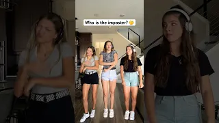 Guess the IMPOSTER Dance Challenge! (Part 2) 👀😱🤣 | Triple Charm #Shorts