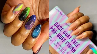 5 Easy Cat Eye/ Magnetic Gel Polish Designs & DIY Gel Extensions | Using Amazon Cat Eye Polishes