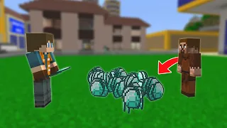 FAKİR, İŞÇİYE 100.000 ELMAS VERİYOR! 😱 - Minecraft