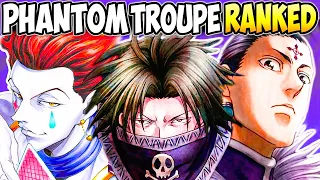 All Phantom Troupe Members Weakest to Strongest | Hunter x Hunter