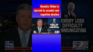 Sean Hannity: Biden embarrassed himself again #shorts
