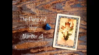 The Personal Year Number 4