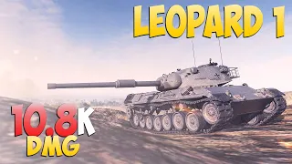 Leopard 1 - 6 Kills 10.8K DMG - Beautiful! - World Of Tanks