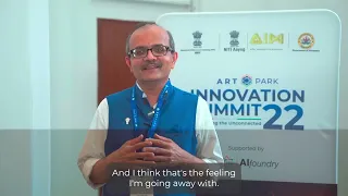 ARTPARK Innovation Summit 22 - Hear from Dr Chintan Vaishnav