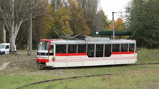 Полная поездка на трамвае №15 - Запорожье, 10.10.2021